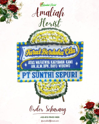 Papan Bunga Duka di Brumbungan